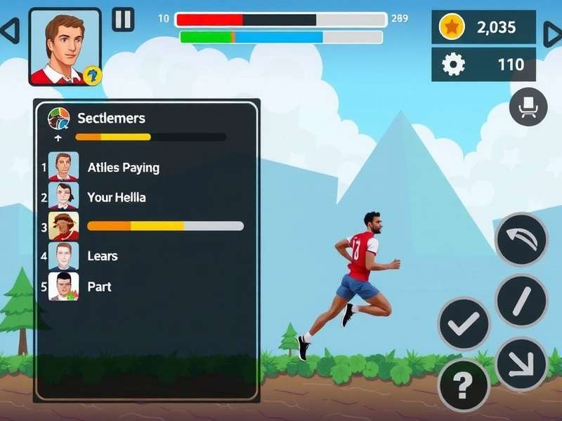 Athletics Adventure Game Screenshot